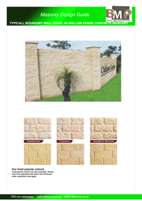 Engineered Boundary Walls DSM